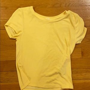 yellow shirt